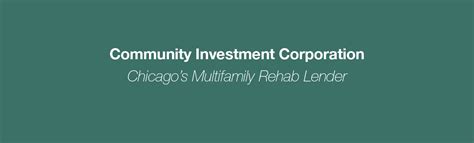 community investment corporation chicago il